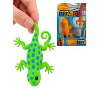 Colour Changing Squishy Stretchy Lizard Toys for Kids Sensory Play Multicoloured Flexible Rubber Stress Relief Fidget Toys Hand Sized Novelty Animal Figures Warm Water Change - 2 Pack - Electoys