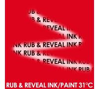 Colour Changing Thermochromic Ink Paint for Screen Printing onto Paper & Board 50ml - Red to Clear at 31C