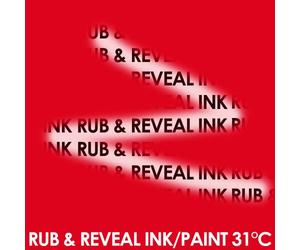 Colour Changing Thermochromic Ink Paint for Screen Printing onto Paper & Board 50ml - Red to Clear at 31C