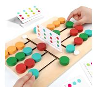 Colour Classification Montessori Toys, Colour Classification Matching Wooden Jigsaw Puzzles, for 3-10 Years Old Two Player Versus Board Game, Boys and Girls Children's Early Learning Puzzle Gifts