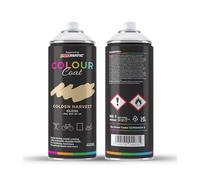 Colour Coat Pro-Matic Golden Harvest Straw Yellow Gloss RAL 080 80 40 Aerosol Spray Paint 400ml (5)