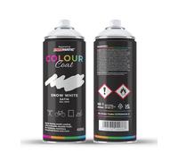 Colour Coat Pro-Matic Snow Pure White Satin RAL 9010 Aerosol Spray Paint 400ml (4)