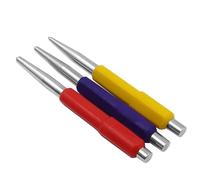 Colour Coded Centre Punch Set 2.5/3/4mm Carbon Steel Scribe Marking Tool For Drilling Positioning On Metal Steel Aluminum Copper