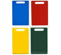 Colour Coded Chopping Boards Professional Cutting Board Catering Kitchen Use Multipurpose Durable BPA-Free Utility Cutting with Handle Double Sided Vegetable Meat Fruit Board (Yellow)