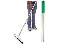 Colour Coded Professional Food Hygiene Floor Squeegee & Aluminium Handle Green
