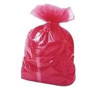Colour Coded 'Refuse/Bin Liners Sacks Waste Bags - Red - Size 457 x 724 x 965 mm - 90Litre British Made (50)
