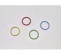 Colour Coded Rings for Magnetic Electric Toothbrush Head Holder Stand Compatible with Oral-B, 10mm, Multicoloured Metal Rings, 4 Pack