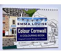 Colour Cornwall - A5 Spiral Bound Cornwall Colouring Book - Adult Colouring