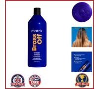 Colour Correcting Blue Shampoo 1L for Lightened Hair Neutralises Brassy Tones