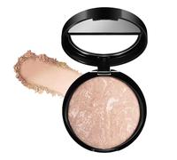 Colour Correcting Powder,Baked Foundation For Mature Skin - Brighten Illuminating Color Correcting foundation - Full Coverage Shimmer for Face Oil-Control Natural Smooth Makeup,(Light Beige)