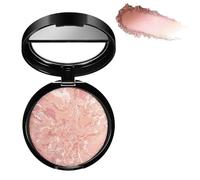 Colour Correcting Powder Foundation - Oil-control Baked Foundation for Mature Skin - Brighten foundation Full Coverage for Face - Highlighter Contour Powder,Matte Natural Finish (#02 Fair)