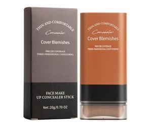 Colour Correction Foundation - Natural Cover Glow Foundation | Face Makeup and Contour Stick, Foundation Stick Full Coverage, Durable Design, Moisture Repellent Make-Up Foundation For