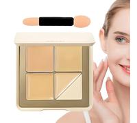 Colour Correction Palette - 3 Colours Lasting Face Makeup | Full Coverage Concealer - For Women and Girls Makeup Party Daily Makeup Casual Look Natural Look Quick Routine