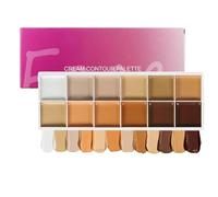 Colour Corrector Palette, Contour Face Cream, Concealer & Dark Circles for Travel, Wedding, Party, Office, Appointments