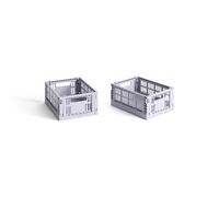 Colour Crate Storage Box Mini Set of 2 Lavender