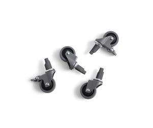 Colour Crate Wheels For Box 4 pcs. Large Gray
