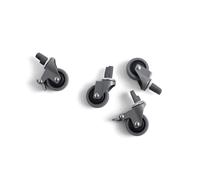 Colour Crate Wheels For Crate 4 pcs. Medium Gray