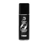 Colour Culture Hair Colour Spray 125ml-Black, Temporary Coloured Hair Dye, Hurtless Easy Wash-Out Hairspray, Washable Hair Colour Spray for Halloween & Theme Party, Fancy Dress Up, For Kids Adults