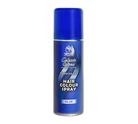 Colour Culture Hair Colour Spray 125ml-Blue, Temporary Coloured Hair Dye, Hurtless Easy Wash-Out Hairspray, Washable Hair Colour Spray for Halloween & Theme Party, Fancy Dress Up, For Kids Adults