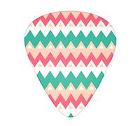 Colour Curve Ripple Chart Guitar Plectrums Classical Triangle Bass Acoustic And Electric Guitar Plectrums For Guitarists 12 Pieces