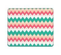 Colour Curve Ripple Chart Square Waterproof Non-Slip Rubber Base Mouse Mat for Office Laptop,Laptop Wireless Mouse Home Office Travel 10 X 12 Inch