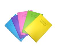 Colour Essentials A4 Bright Laminate Cover Notebook Lined (Assorted Colours)