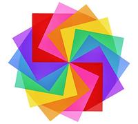 Colour Film Colour Filter Film Pack of 14 Colour Film Heat Resistant for Lamps LED Gel Coloured Filter Films for Headlights Photo Studio Flash Strobe (Red Orange Yellow Blue Purple Pink Green)