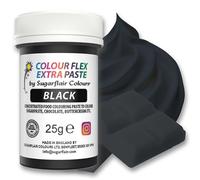 Colour Flex Black Food Colouring Paste - Extra Concentrated, Vibrant Food Colouring For Buttercream, Chocolate, Sugar Paste, Icing, Fondant, Royal Icing, Cake Decorations and More - 25g