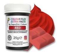 Colour Flex Red Food Colouring Paste - Extra Concentrated, Vibrant Food Colouring For Buttercream, Chocolate, Sugar Paste, Icing, Fondant, Royal Icing, Cake Decorations and More - 25g