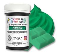 Colour Flex Green Food Colouring Paste - Extra Concentrated, Vibrant Food Colouring For Buttercream, Chocolate, Sugar Paste, Icing, Fondant, Royal Icing, Cake Decorations and More - 25g
