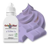 Colour Flex Lilac Oil-Based Food Colouring 25ml - Vibrant Concentrated Formula for Chocolate, Buttercream & Cake Batters by Sugarflair - Bake-Stable, Vegan