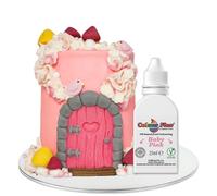 Colour Flex Oil Based Food Colouring Baby Pink - Concentrated Food Colouring for Colouring High Fat Foods; Buttercream, Chocolate, Sugar Paste, Fondant, Icing, Batter & More - 25ml