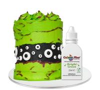 Colour Flex Oil Based Food Colouring Bright Green - Concentrated Food Colouring for Colouring High Fat Foods; Buttercream, Chocolate, Sugar Paste, Fondant, Icing, Batter & More - 25ml