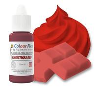 Colour Flex Christmas Red Oil Based Food Colouring Gel For Colouring High Fat Foods; Buttercream, Chocolate, Batters, Fondant, Icing & More - 15ml