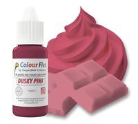 Colour Flex Oil Based Food Colouring Dusky Pink - Concentrated Food Colouring for Colouring High Fat Foods; Buttercream, Chocolate, Sugar Paste, Fondant, Icing, Batter & More - 15ml