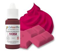 Colour Flex Oil Based Food Colouring Fuchsia - Concentrated Food Colouring for Colouring High Fat Foods; Buttercream, Chocolate, Sugar Paste, Fondant, Icing, Batter & More - 15ml