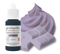 Colour Flex Lavender Oil Based Food Colouring Gel For Colouring High Fat Foods; Buttercream, Chocolate, Sugarpaste, Fondant, Icing, Batter & More - 15ml
