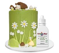 Colour Flex Oil Based Food Colouring Leaf Green - Concentrated Food Colouring for Colouring High Fat Foods; Buttercream, Chocolate, Sugar Paste, Fondant, Icing, Batter & More - 25ml