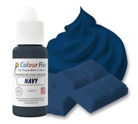 Colour Flex Oil Based Food Colouring Navy - Concentrated Food Colouring for Colouring High Fat Foods; Buttercream, Chocolate, Sugar Paste, Fondant, Icing, Batter & More - 15ml