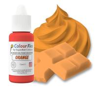 Colour Flex Orange Oil Based Food Colouring Gel For Colouring High Fat Foods; Buttercream, Chocolate, Batters, Fondant, Icing & More - 15ml
