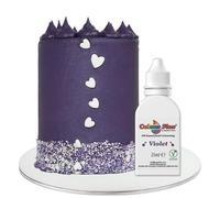 Colour Flex Oil Based Food Colouring White - Concentrated Food Colouring for Colouring High Fat Foods; Buttercream, Chocolate, Sugar Paste, Fondant, Icing, Batter & More - 25ml
