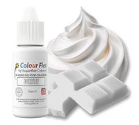 Colour Flex White Oil Based Food Colouring Gel For Colouring High Fat Foods; Buttercream, Chocolate, Batters, Fondant, Icing & More - 15ml
