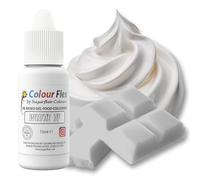 Colour Flex White (Titanium Free) Oil Based Food Colouring Gel For Colouring High Fat Foods; Buttercream, Chocolate, Batters, Fondant, Icing & More - 15ml