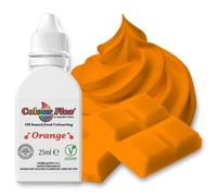 Colour Flex Orange Oil-Based Food Colouring 25ml - Vibrant Concentrated Formula for Chocolate, Buttercream & Cake Batters by Sugarflair - Bake-Stable, Vegan, Kosher
