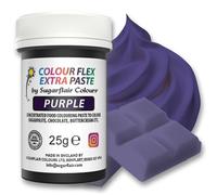 Colour Flex Purple Food Colouring Paste - Extra Concentrated, Vibrant Food Colouring For Buttercream, Chocolate, Sugar Paste, Icing, Fondant, Royal Icing, Cake Decorations and More - 25g