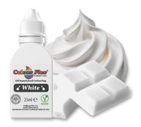 Colour Flex White Oil-Based Food Colouring 25ml - Vibrant Concentrated Formula for Chocolate, Buttercream, Cake Batter and More by Sugarflair - Vegan, Kosher, Bake-Stable