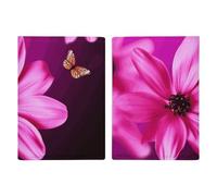 Colour Flower Passport Holder, ID Card Protector Case Passport Holder with Slot Passports Travel Wallet Document Cover for Women And Men
