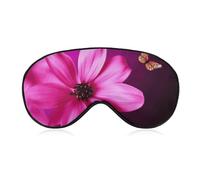 Colour Flower Sleep Mask for Women Men Side Sleeper Eye Cover with Adjustable Strap Soft Breathable Blackout Mask Slip-Free Deep Sleeping Travel Essentials