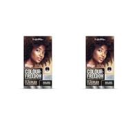 Colour Freedom Light Brown Permanent Hair Colour. Formulated with PurePlex to Protect, Restore and Nourish. 100% Grey Coverage. 6.0 Light Brown by Knight & Wilson (Pack of 2)