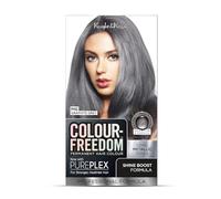 Colour Freedom Metallic Graphite Grey Permanent Hair Dye with PurePlex. Ultra Glossy Conditioning Hair Colour. 100% grey coverage. By Knight & Wilson.